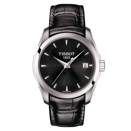 Tissot Couturier Lady (Leather, Black) Indexes