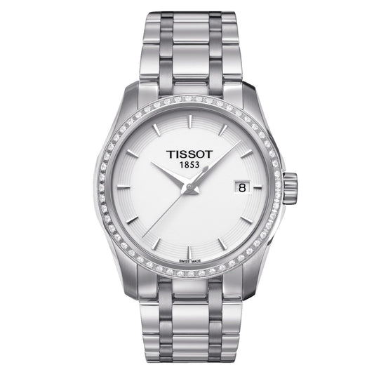 Tissot Couturier Lady (Stainless Steel, Grey) Indexes