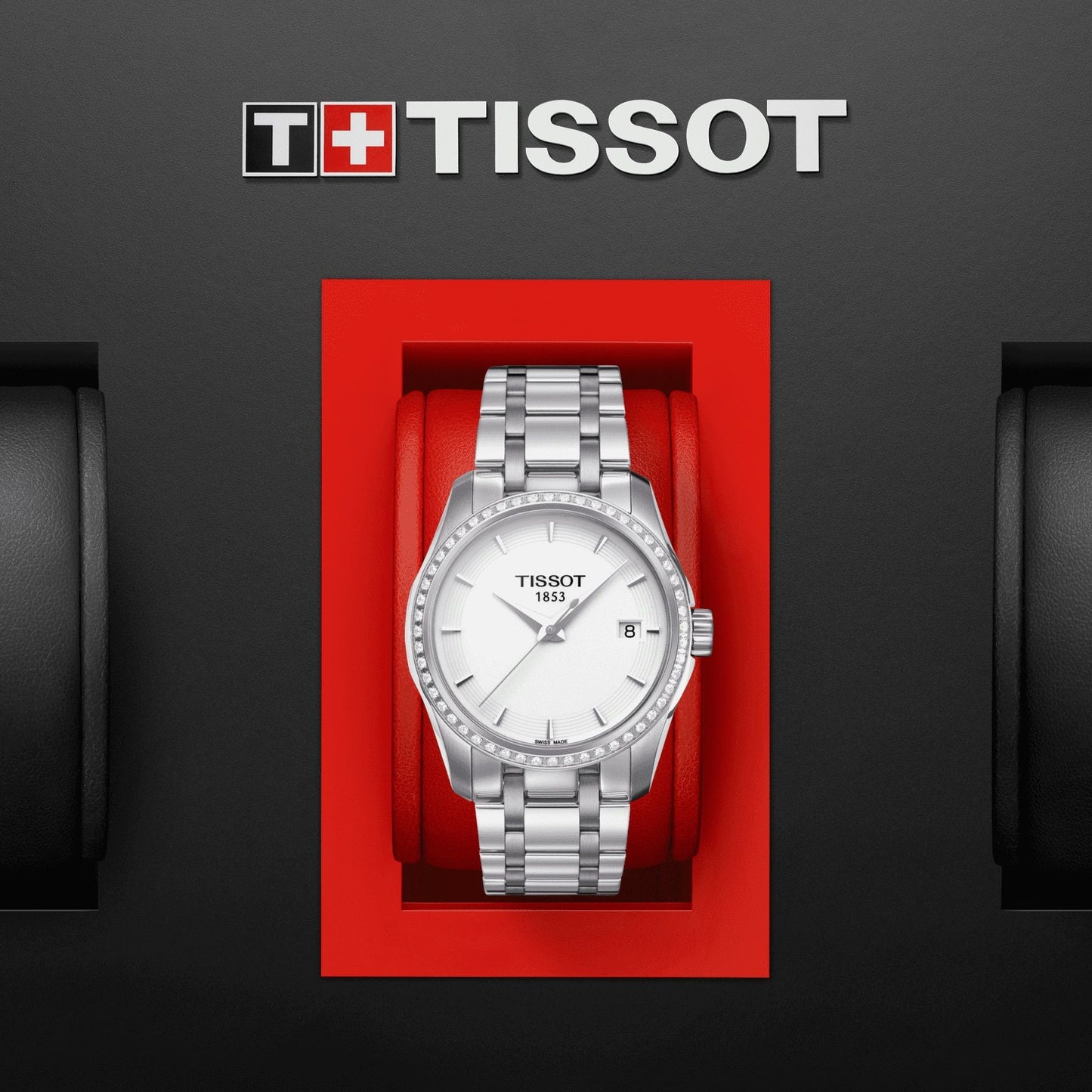 Tissot Couturier Lady (Stainless Steel, Grey) Indexes