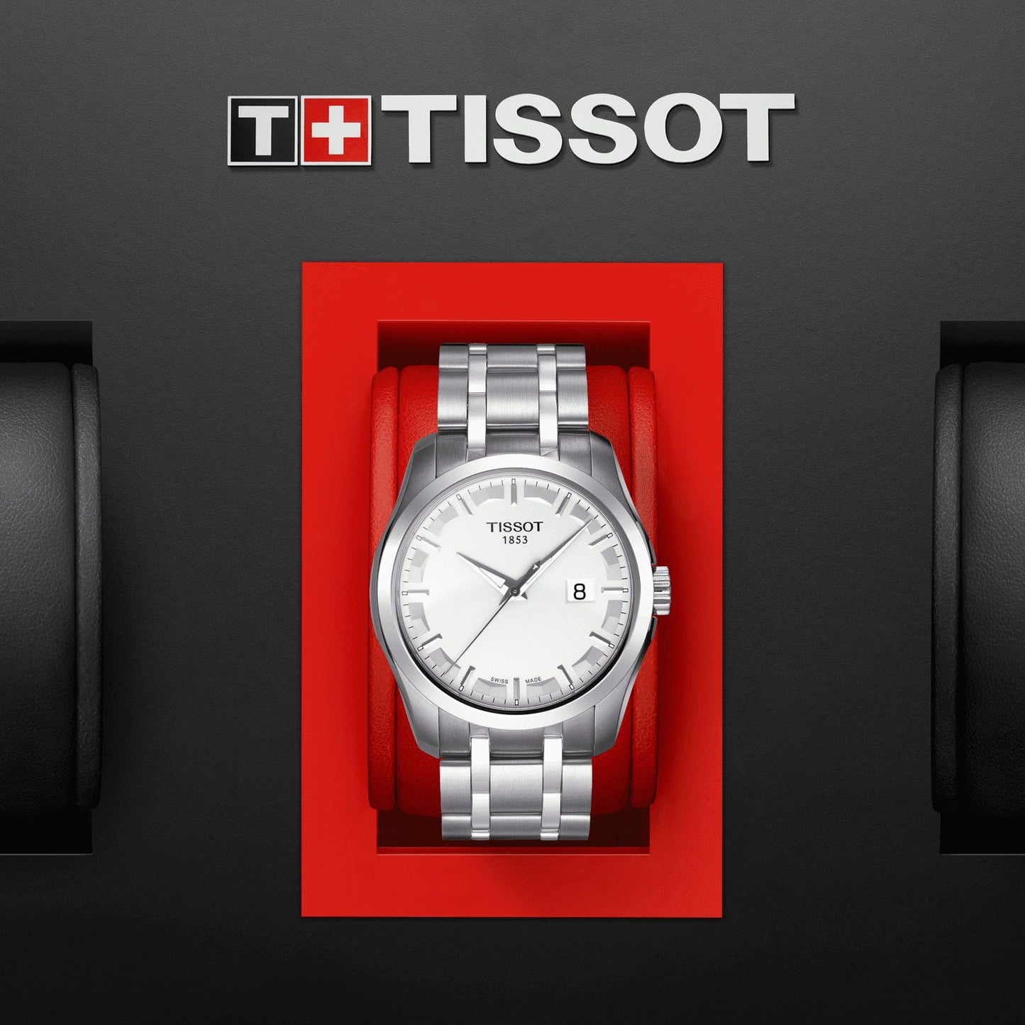Tissot Couturier (Stainless Steel, Grey) Indexes