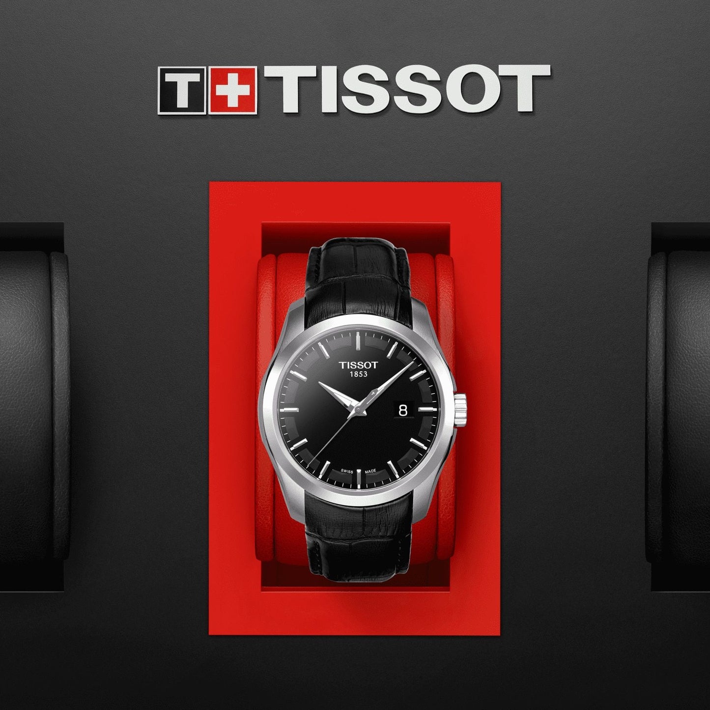 Tissot Couturier (Leather, Black) Indexes