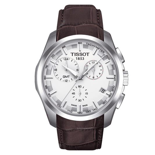 Tissot Couturier Gmt (Leather, Brown) Indexes