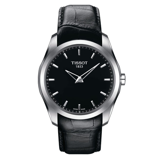 Tissot Couturier Secret Date (Leather, Black) Indexes