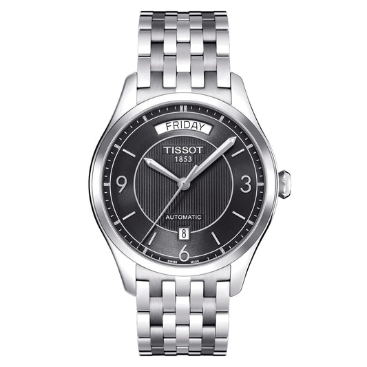 Tissot T-One Automatic (Stainless Steel, Grey) Arabic And Indexes