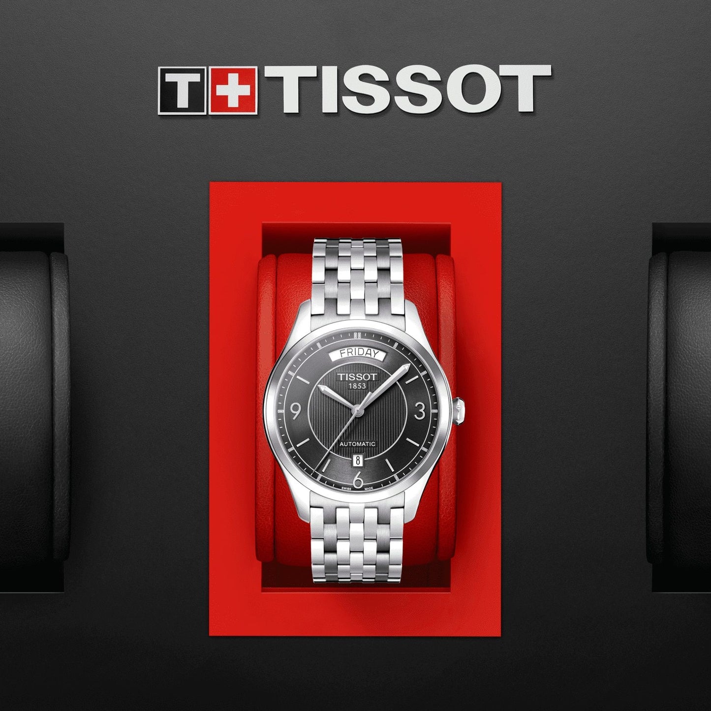 Tissot T-One Automatic (Stainless Steel, Grey) Arabic And Indexes