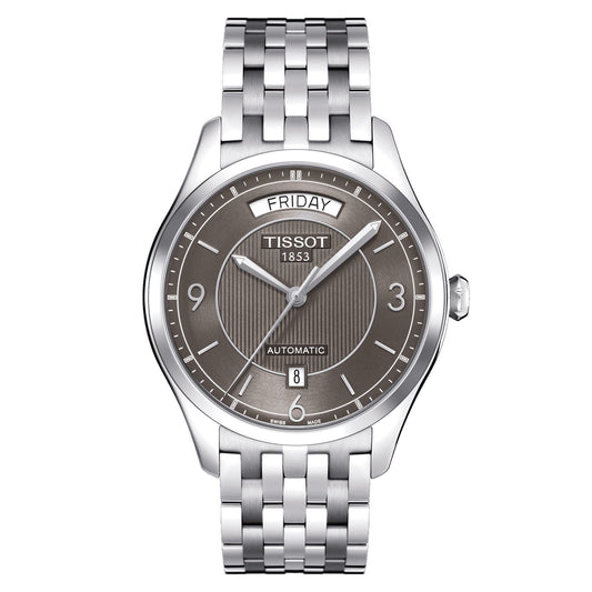 Tissot T-One Automatic (Stainless Steel, Grey) Arabic And Indexes