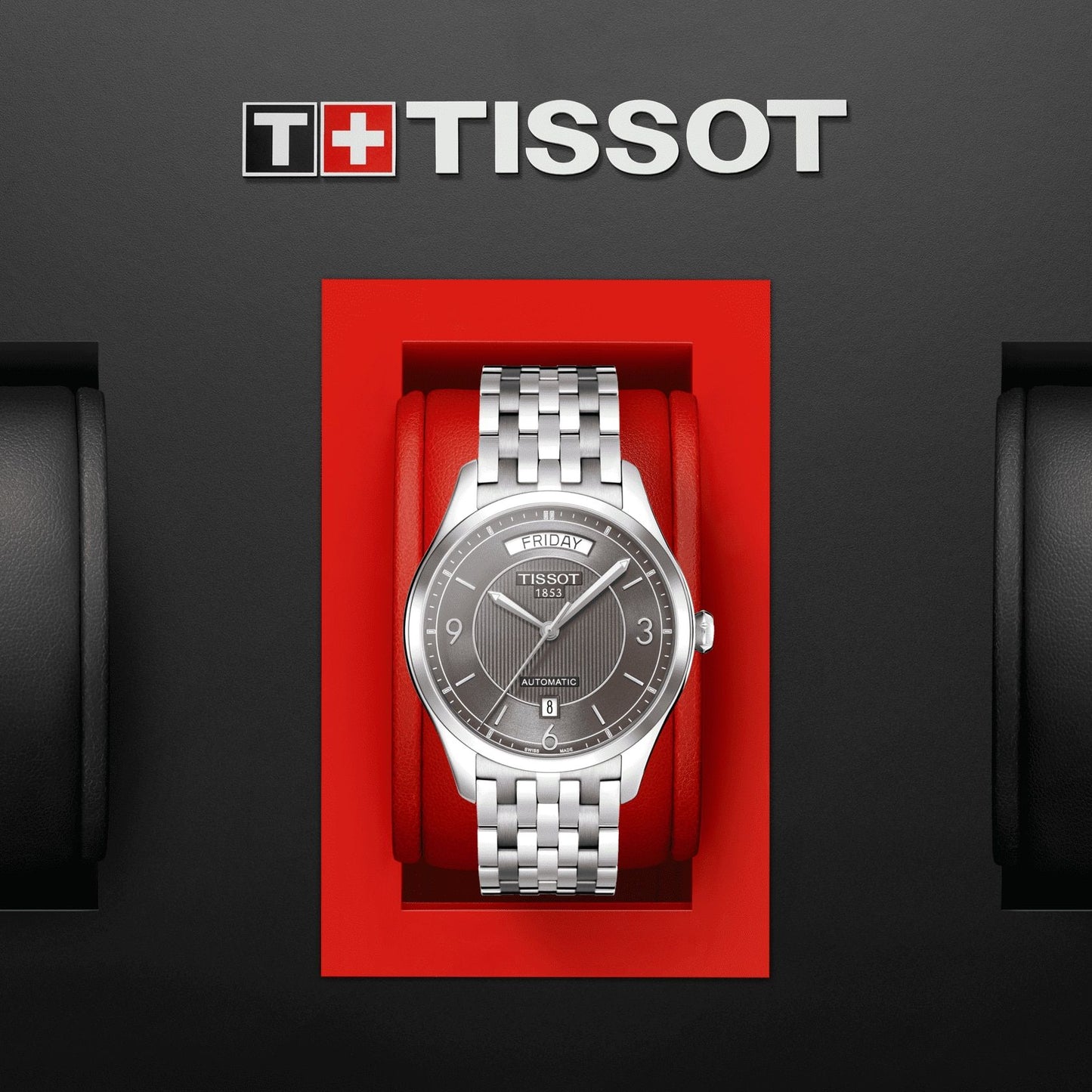 Tissot T-One Automatic (Stainless Steel, Grey) Arabic And Indexes