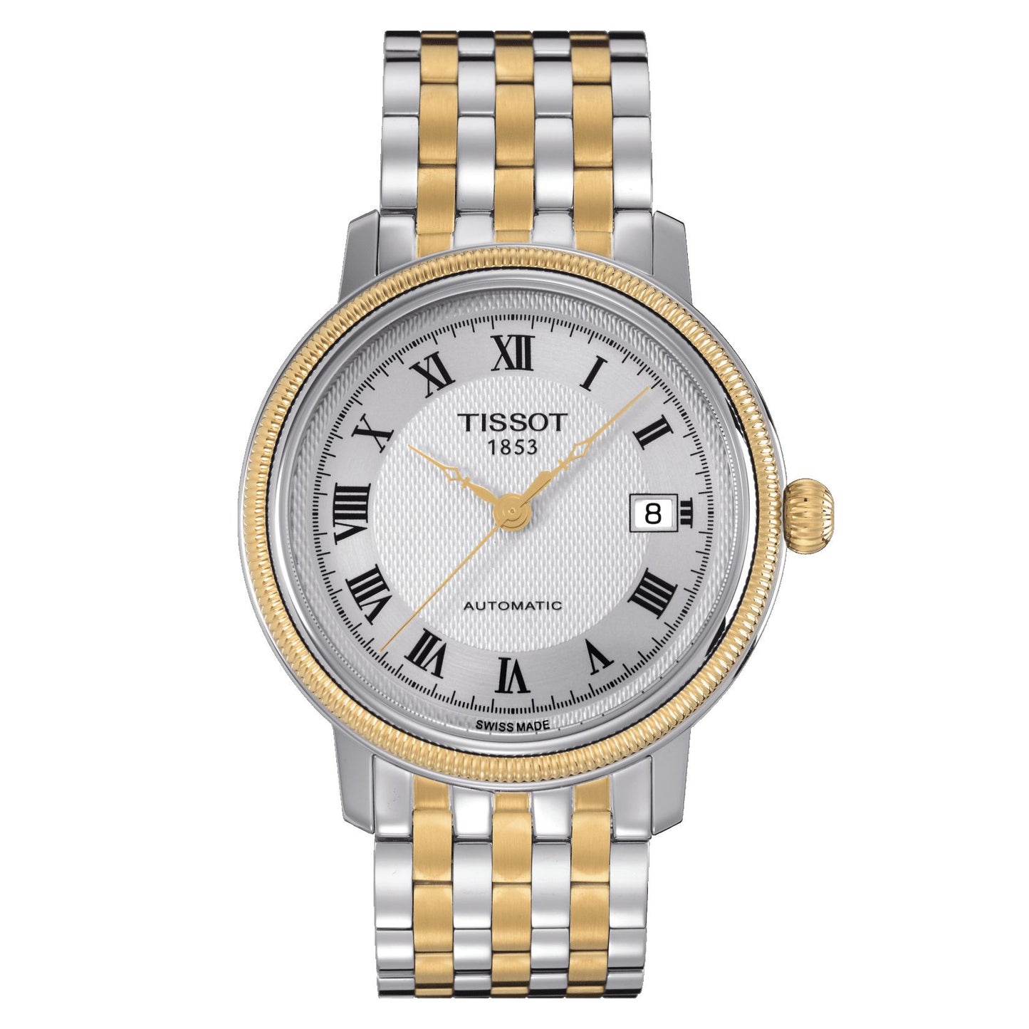 Tissot Bridgeport (Stainless Steel, Grey/Yellow Gold 1N14) Roman