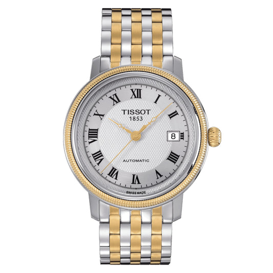 Tissot Bridgeport (Stainless Steel, Grey/Yellow Gold 1N14) Roman
