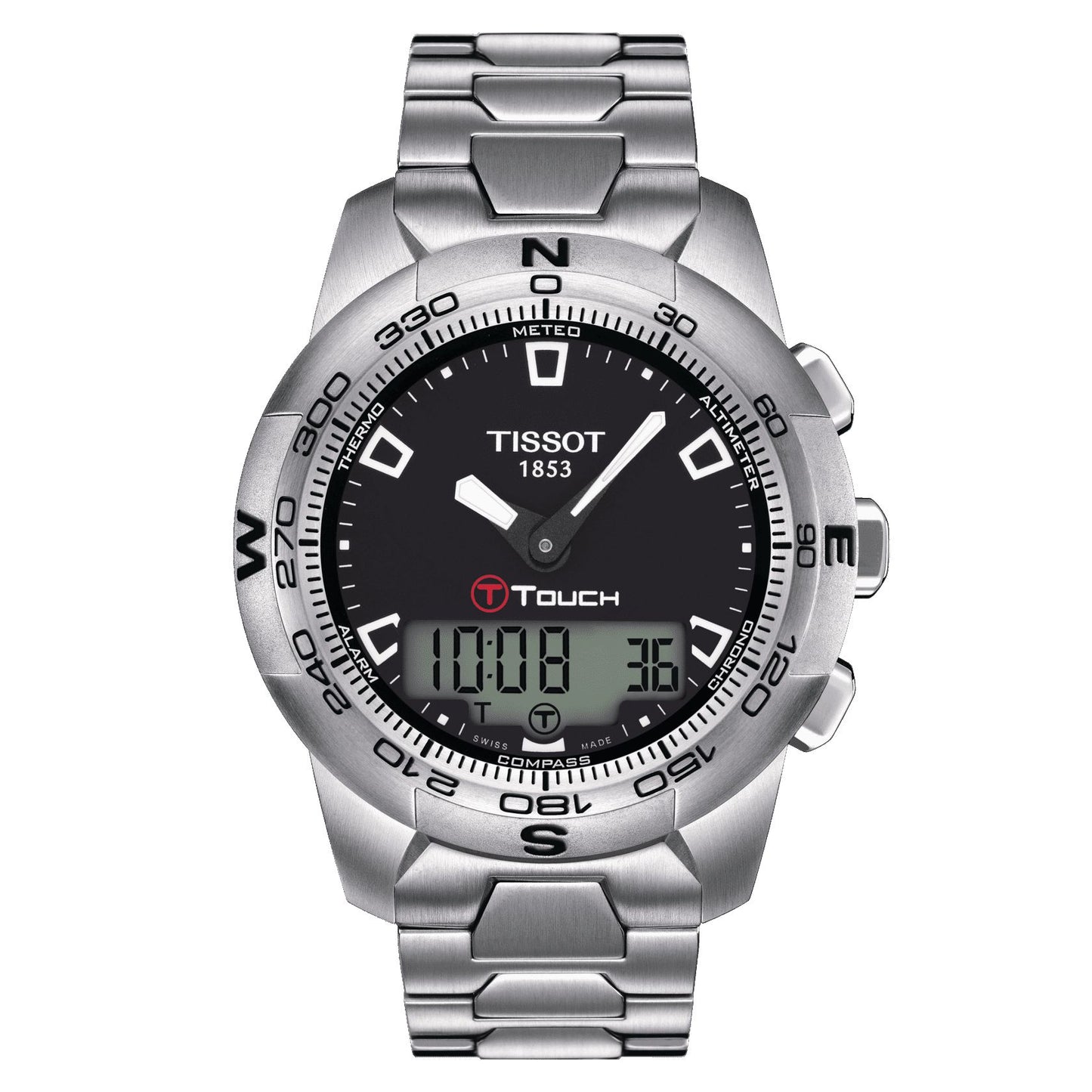 Tissot T-Touch II Stainless Steel (Stainless Steel, Grey) Indexes