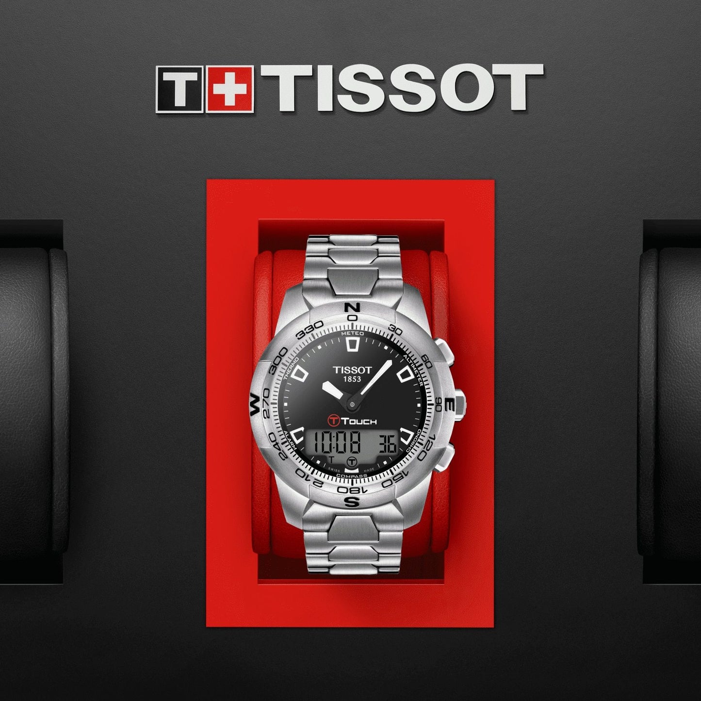 Tissot T-Touch II Stainless Steel (Stainless Steel, Grey) Indexes