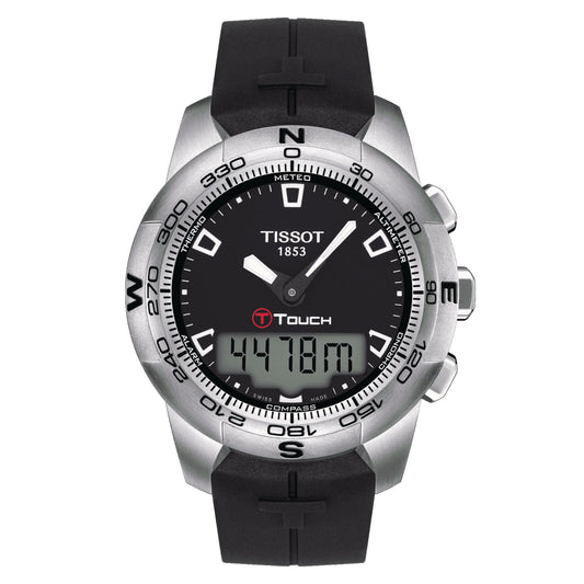 Tissot T-Touch II Stainless Steel (Rubber, Black) Indexes