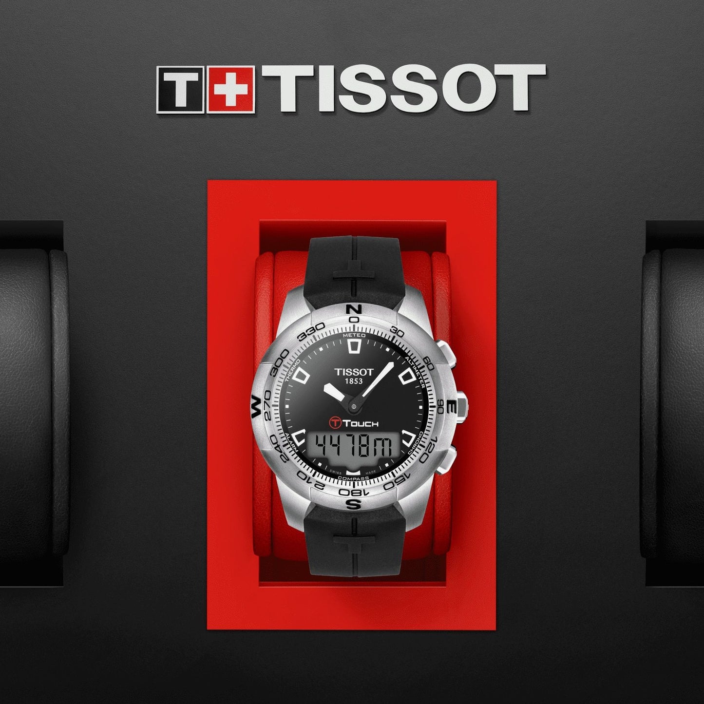 Tissot T-Touch II Stainless Steel (Rubber, Black) Indexes