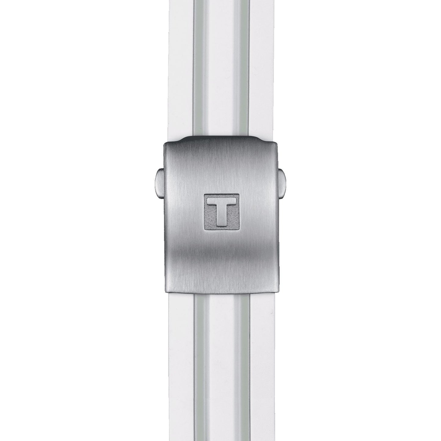 Tissot T-Race Chronograph (Silicone, White/Grey) Arabic And Diamonds