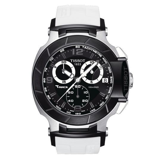 Tissot T-Race Chronograph (Silicone, White) Arabic And Indexes