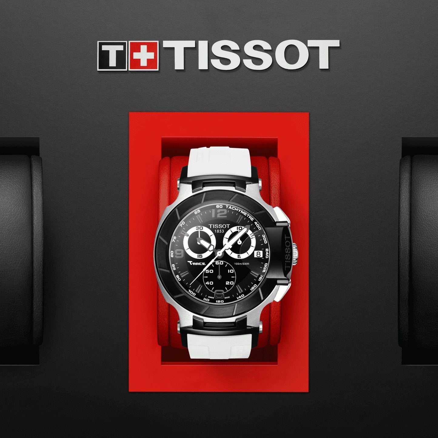 Tissot T-Race Chronograph (Silicone, White) Arabic And Indexes