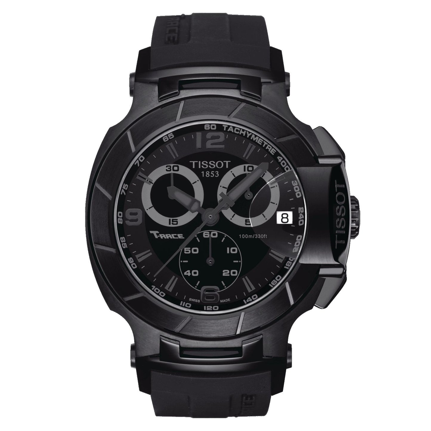 Tissot T-Race Chronograph (Rubber, Black) Arabic And Indexes