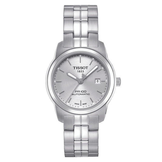 Tissot Pr 100 Automatic Lady (Stainless Steel, Grey) Indexes