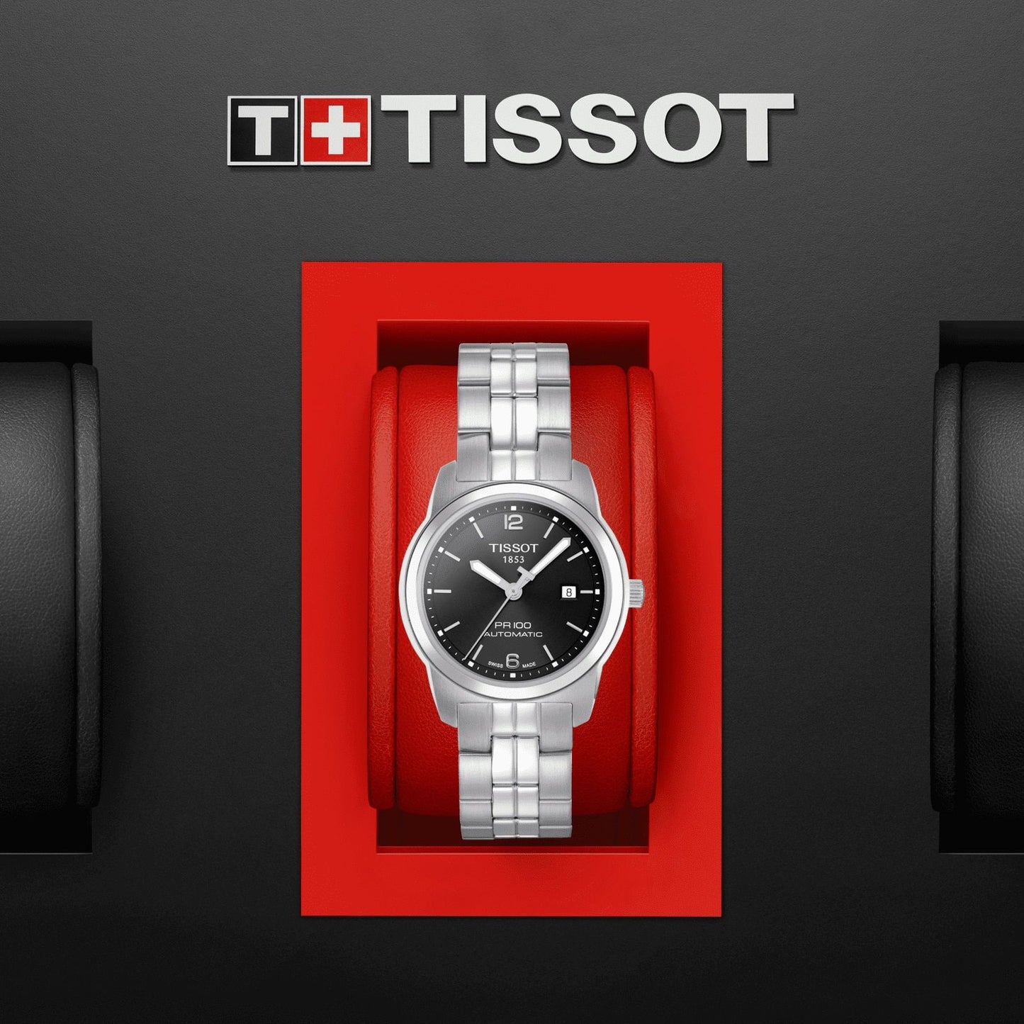 Tissot Pr 100 Automatic Lady (Stainless Steel, Grey) Arabic And Indexes