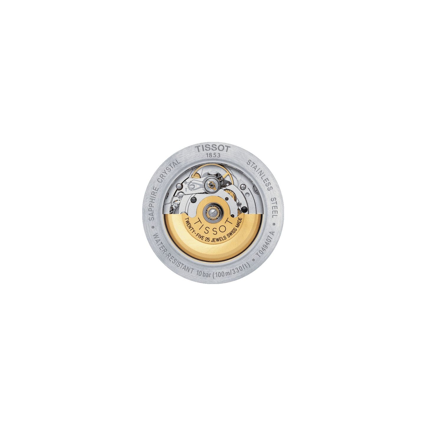 Tissot Pr 100 Automatic Lady (Stainless Steel, Grey/Golded) Indexes