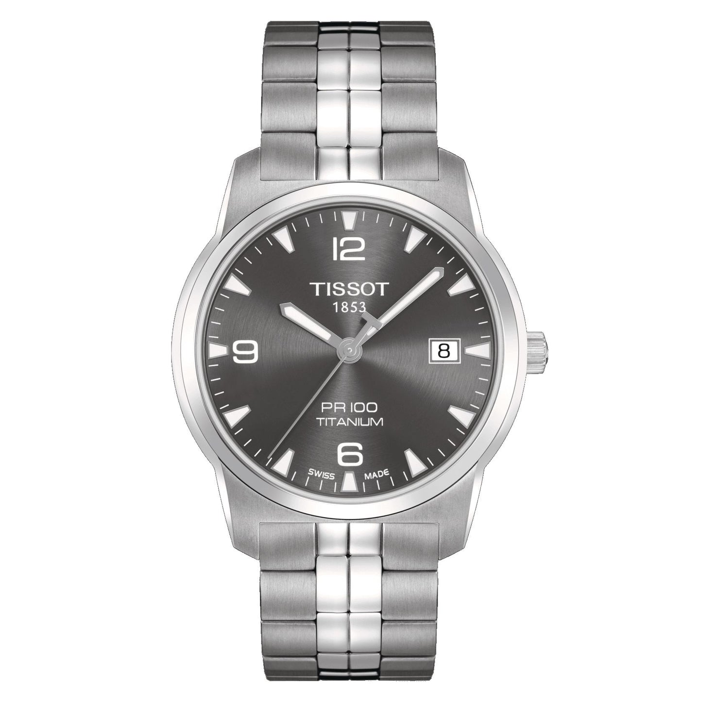 Tissot Pr 100 Titanium (Titanium, Grey) Arabic And Indexes