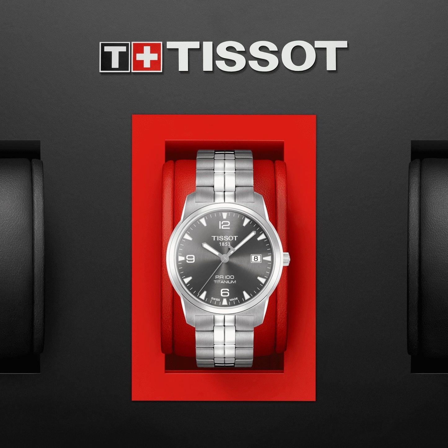 Tissot Pr 100 Titanium (Titanium, Grey) Arabic And Indexes