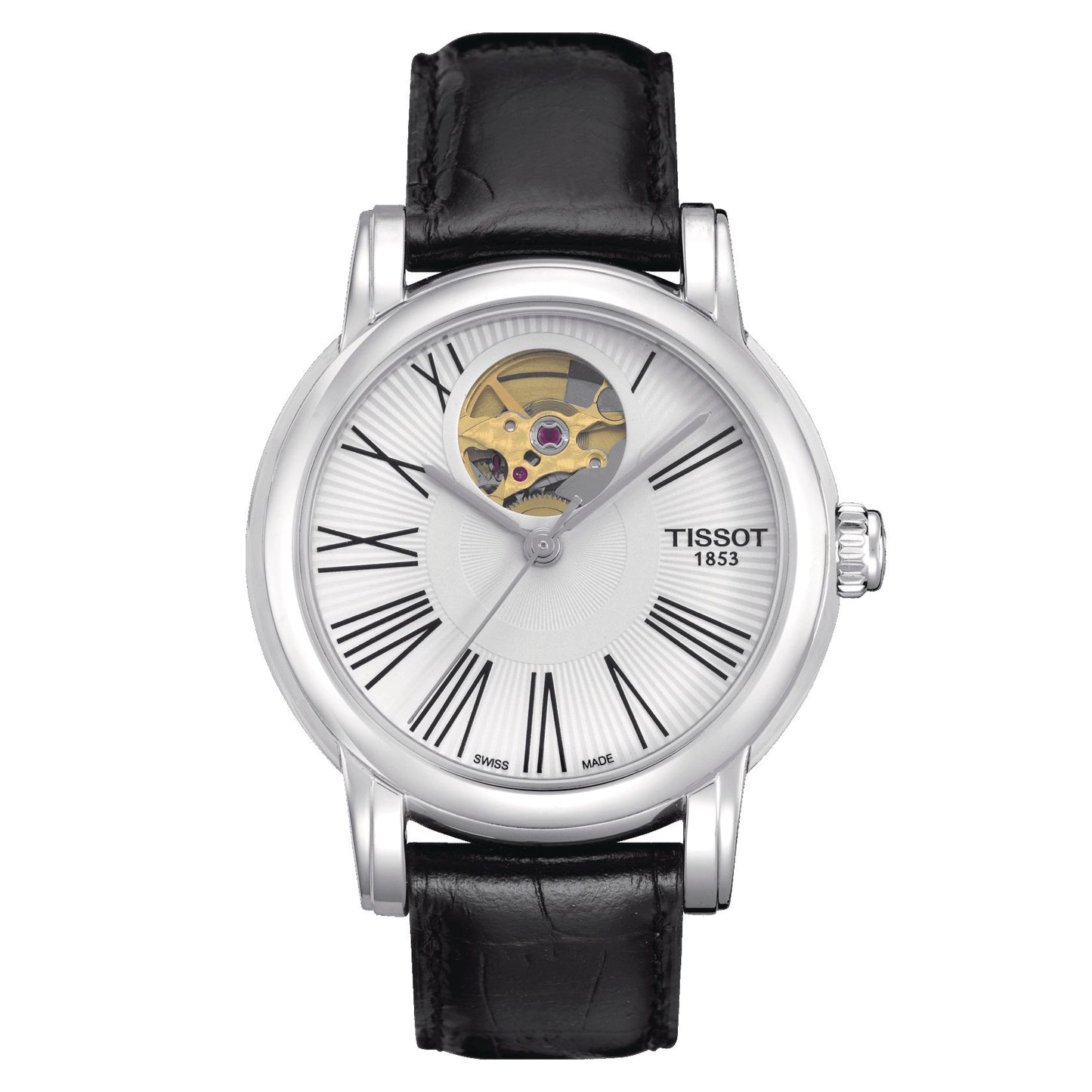 Tissot Lady Heart Automatic (Leather, Black) Roman