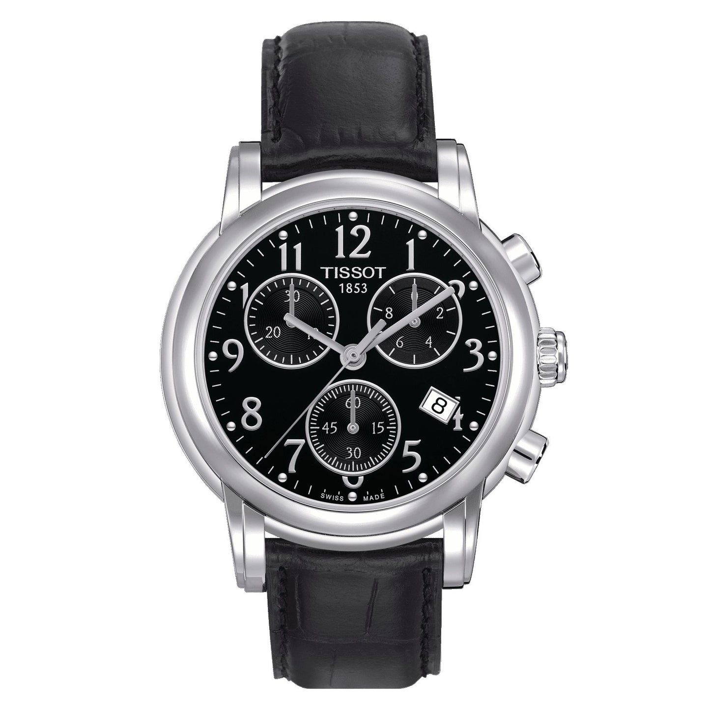 Tissot Dressport (Leather, Black) Arabic