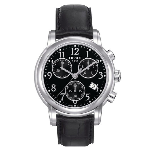 Tissot Dressport (Leather, Black) Arabic