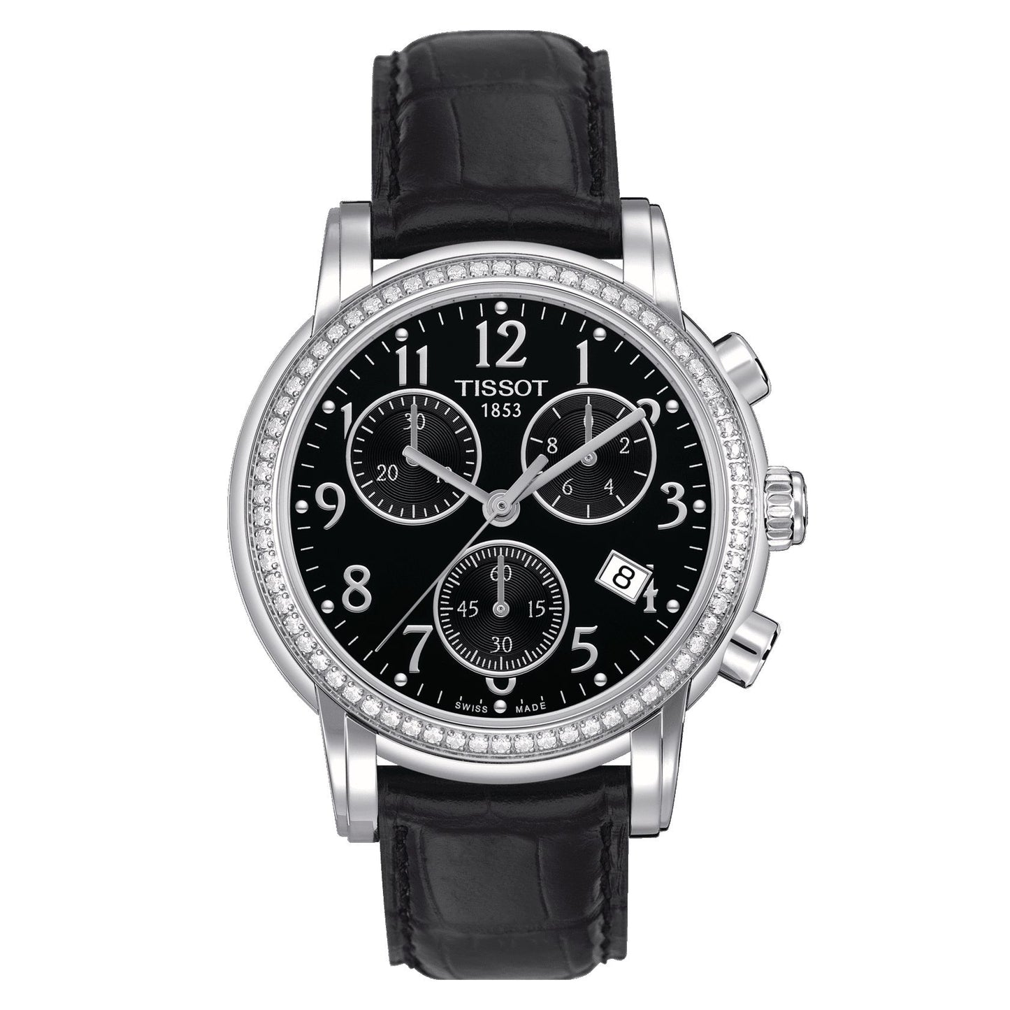 Tissot Dressport (Leather, Black) Arabic