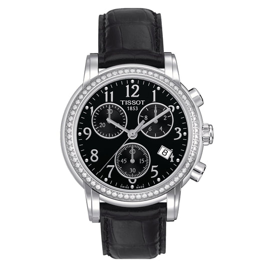 Tissot Dressport (Leather, Black) Arabic