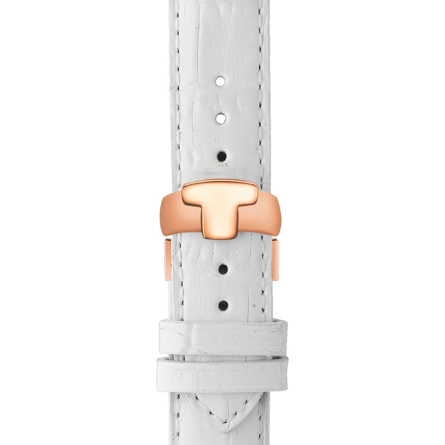 Tissot Dressport (Leather, White) Arabic