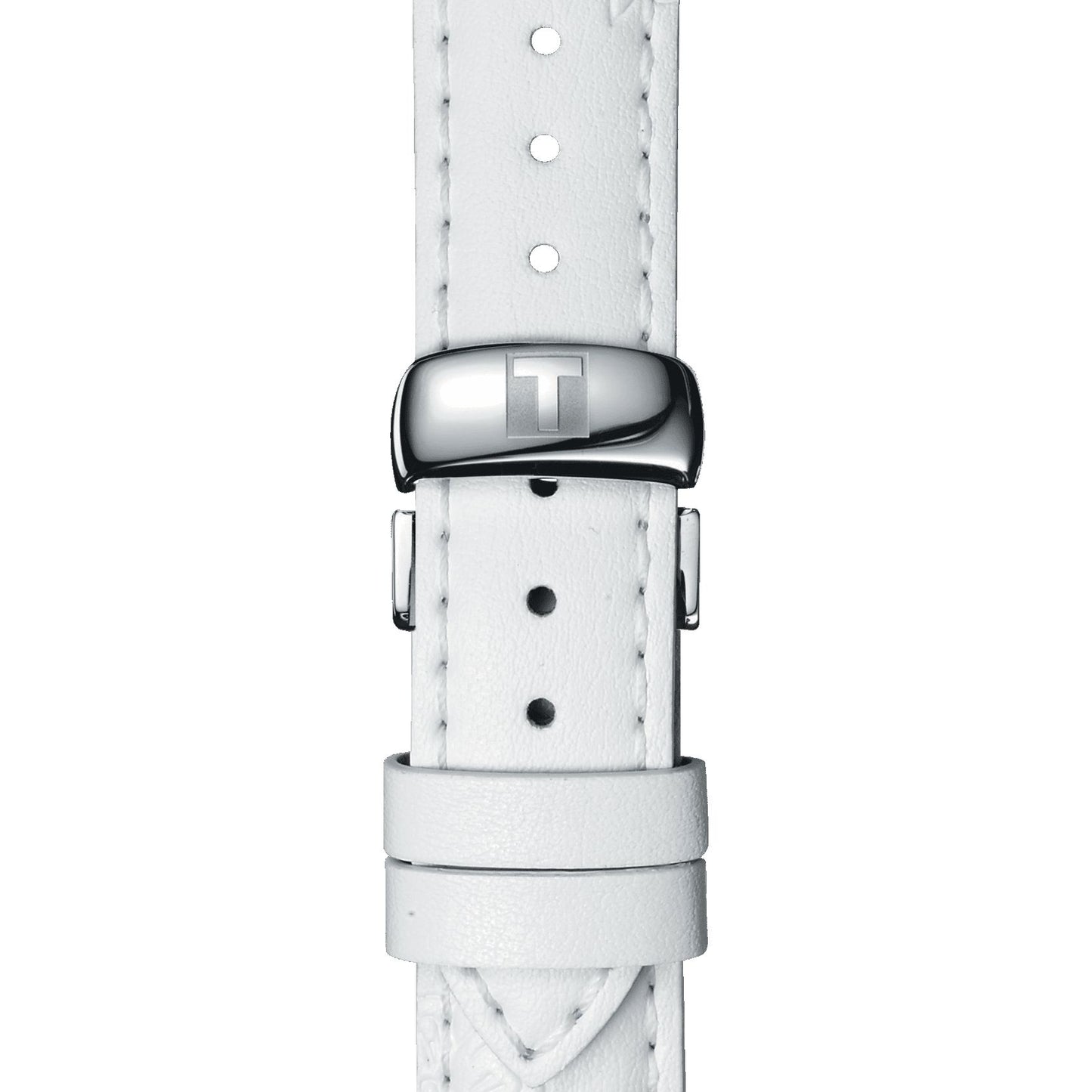 Tissot Dressport (Synthetic, White) Arabic And Indexes