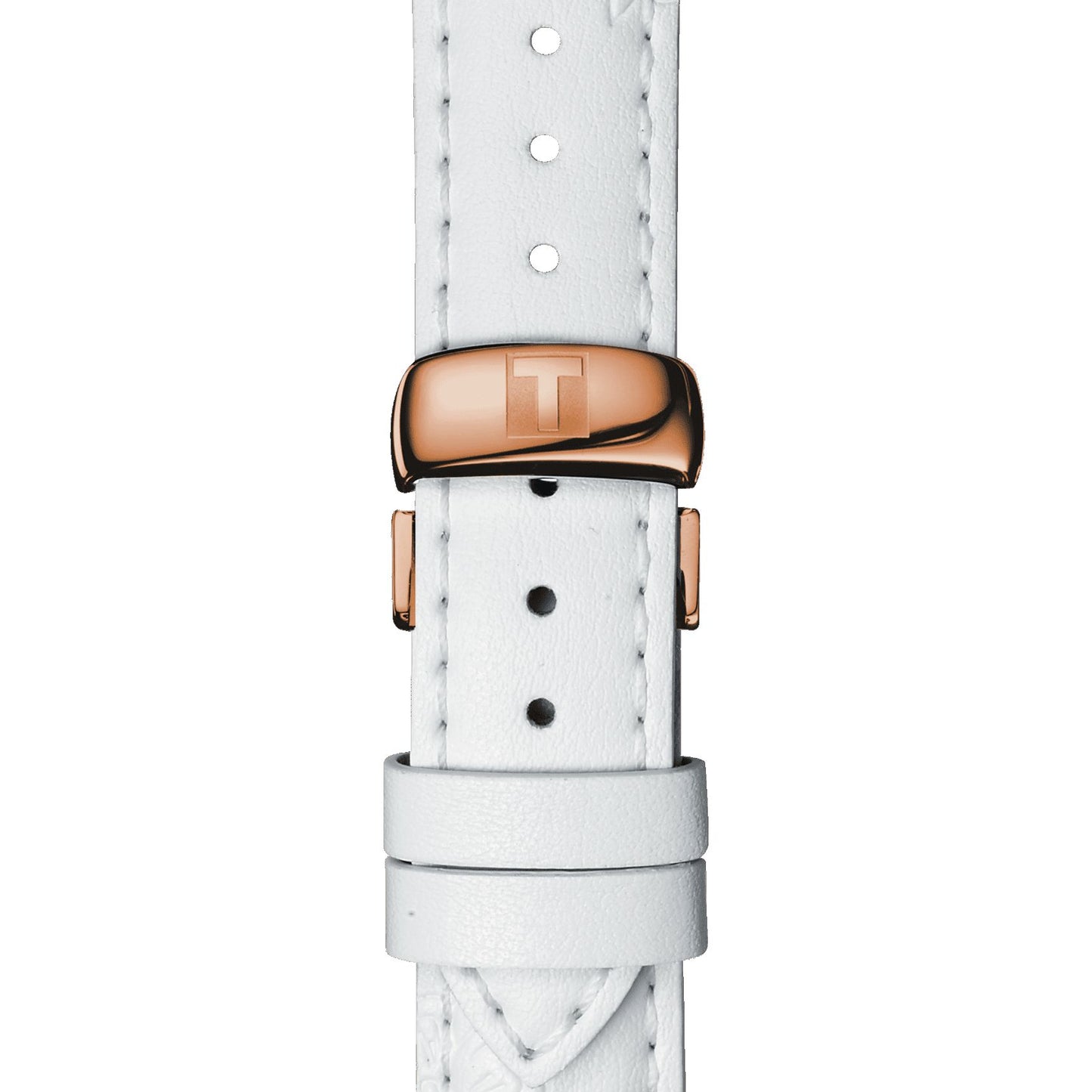 Tissot Dressport (Synthetic, White) Arabic And Indexes