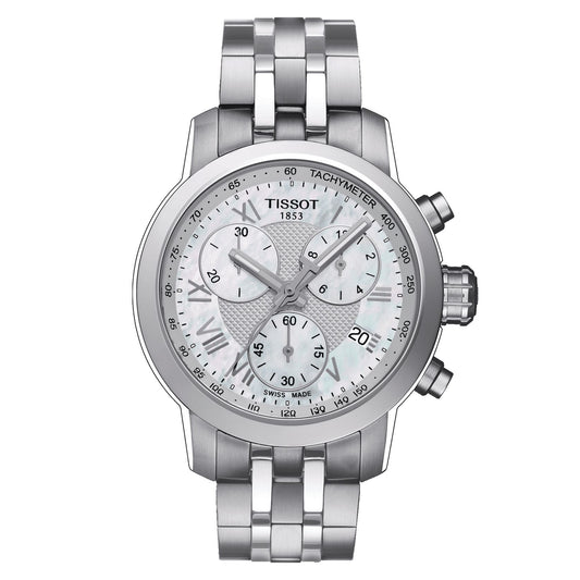 Tissot Prc 200 Chronograph Lady (Stainless Steel, Grey) Roman