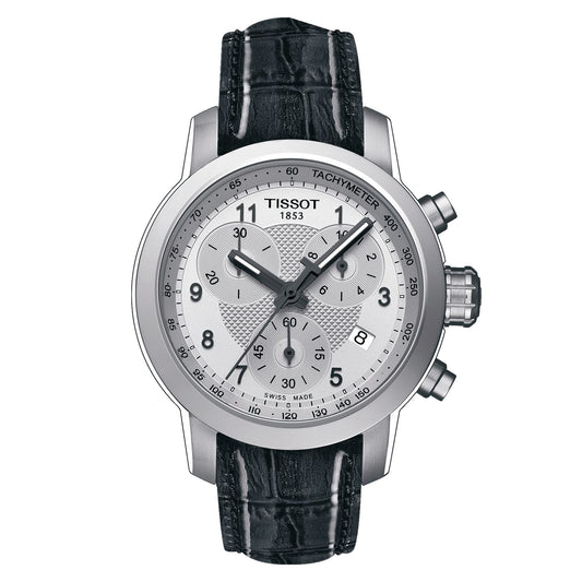 Tissot Prc 200 Chronograph Lady (Leather, Grey) Arabic