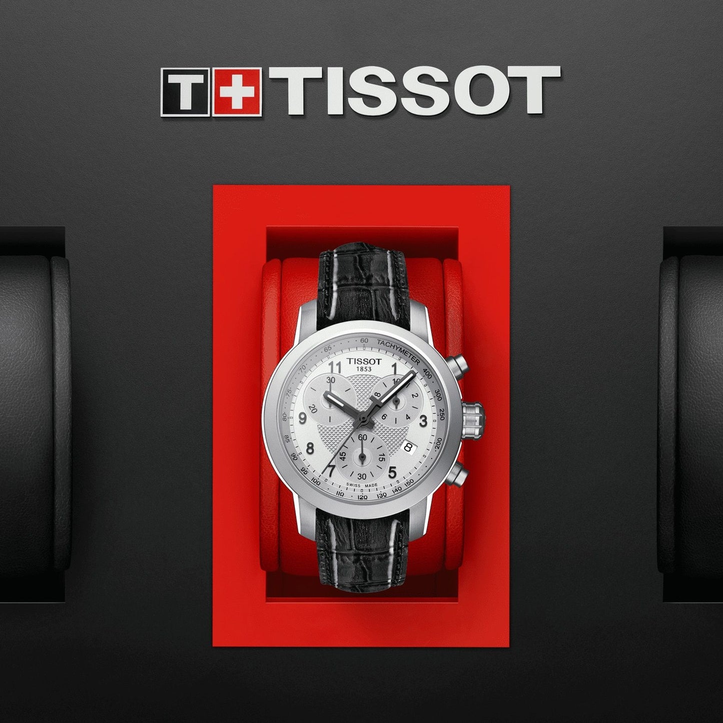 Tissot Prc 200 Chronograph Lady (Leather, Grey) Arabic