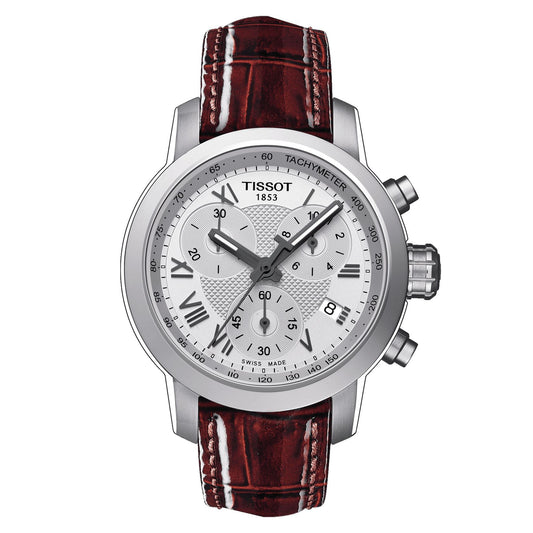 Tissot Prc 200 Chronograph Lady (Leather, Red) Roman