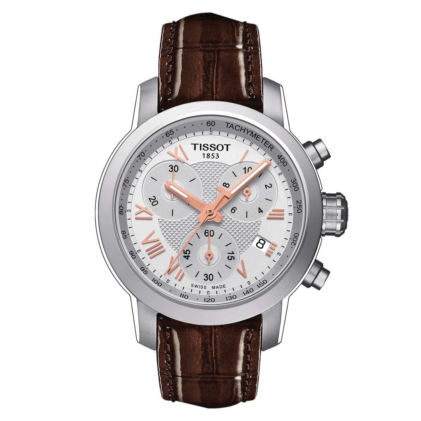 Tissot Prc 200 Chronograph Lady (Leather, Brown) Roman