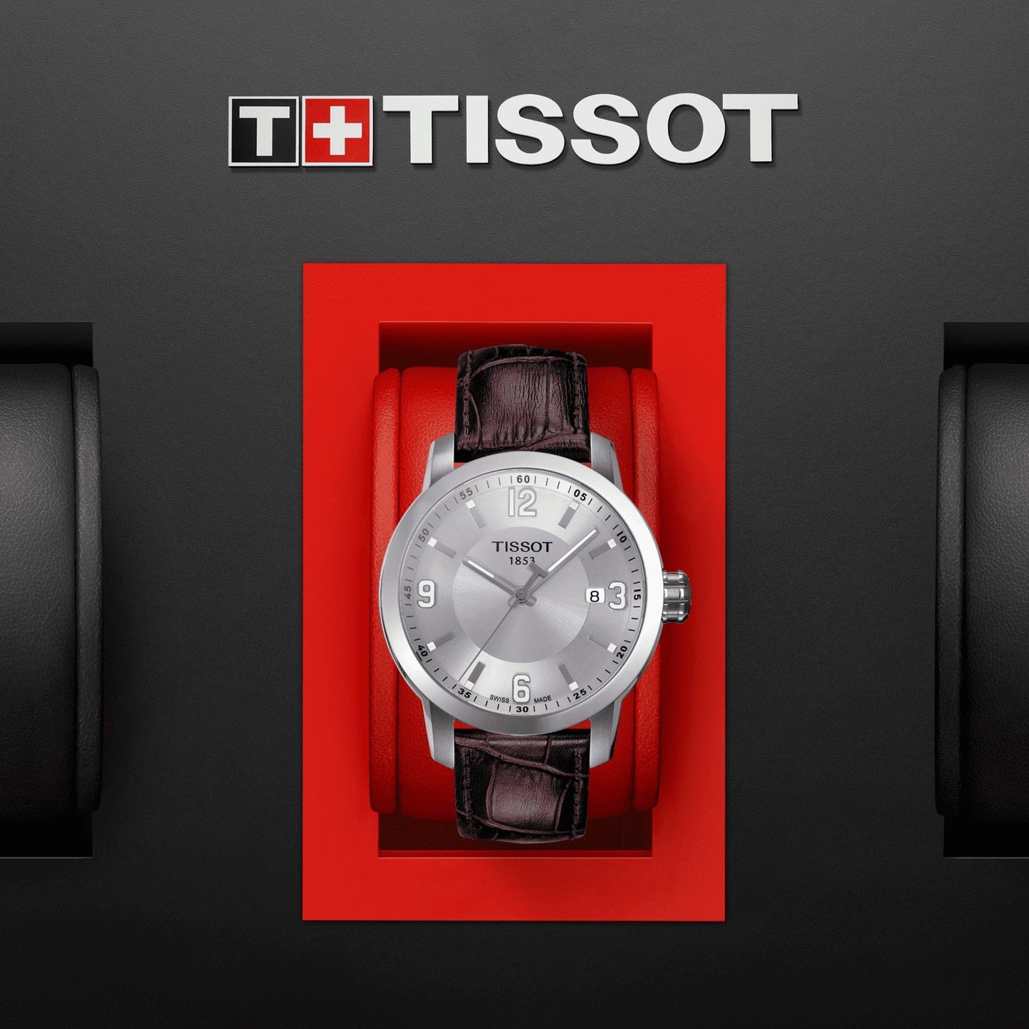 Tissot Prc 200 (Leather, Brown) Arabic And Indexes