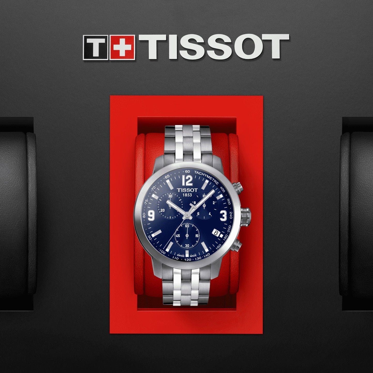 Tissot Prc 200 Chronograph (Stainless Steel, Grey) Arabic And Indexes