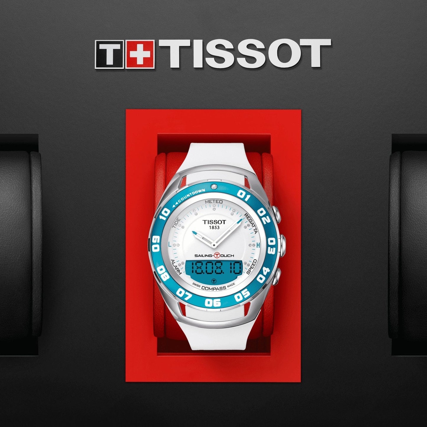 Tissot Sailing-Touch (Silicone, White) Diamonds