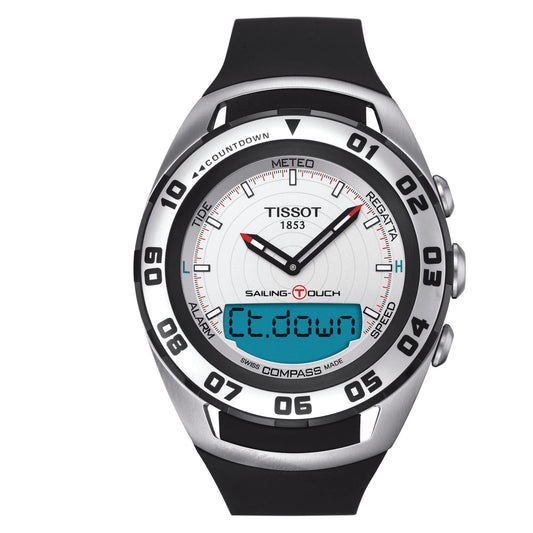 Tissot Sailing-Touch (Rubber, Black) Indexes