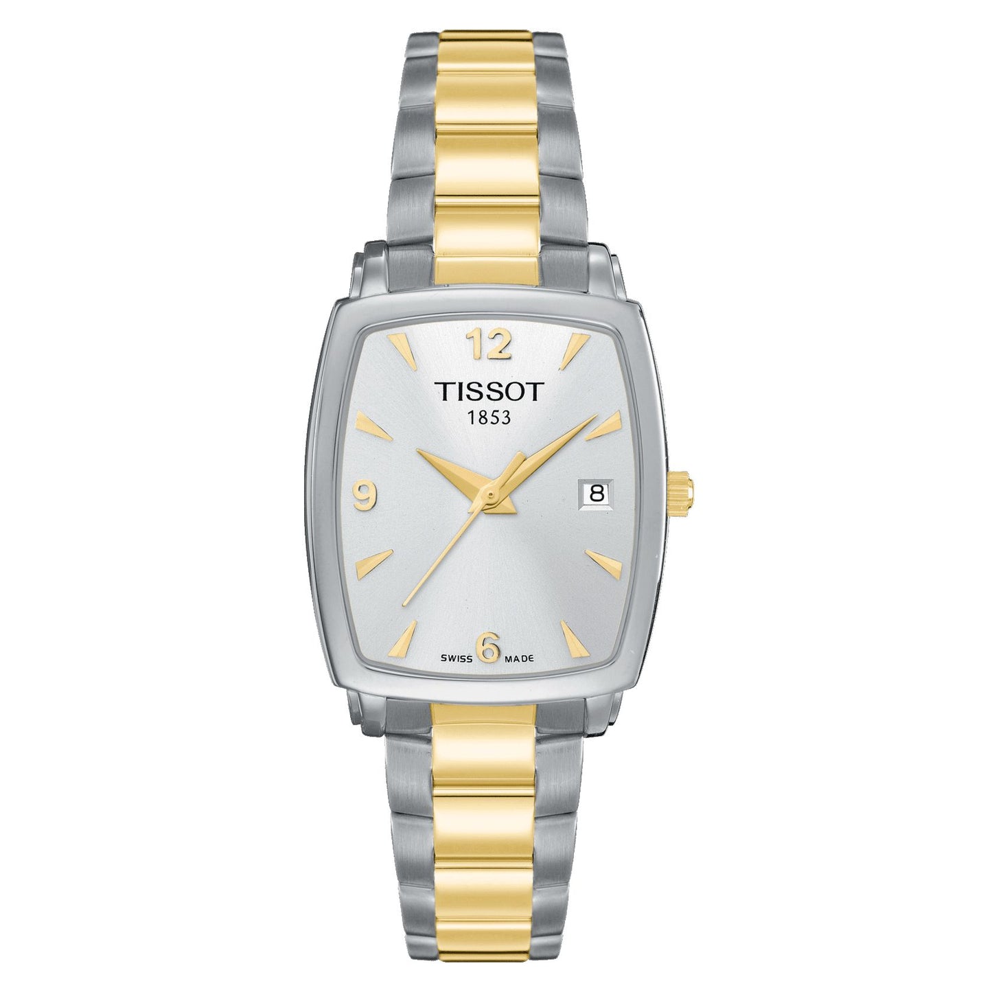 Tissot Everytime (Stainless Steel, Grey/Yellow Gold 1N14) Arabic And Indexes