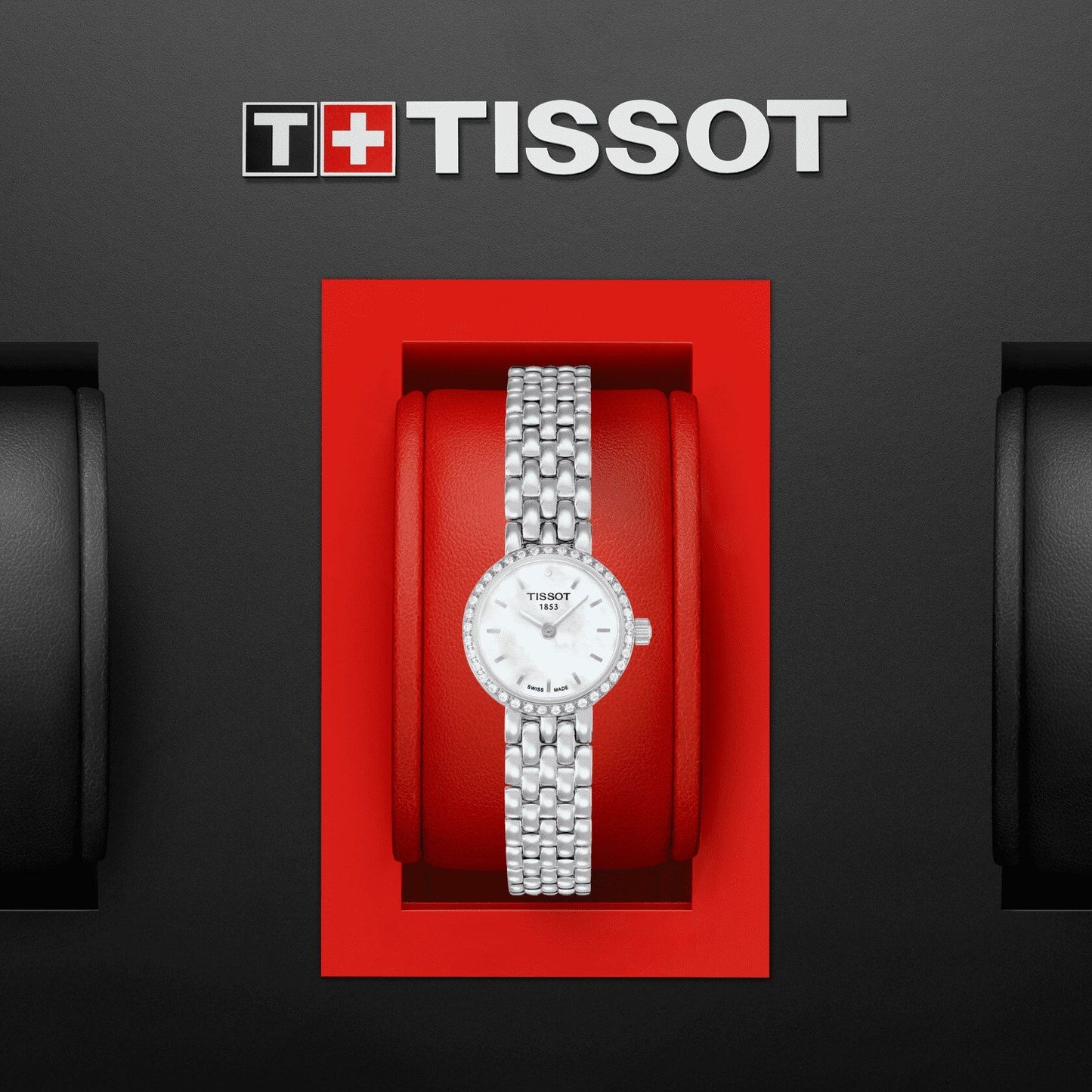 Tissot Lovely (Stainless Steel, Grey) Indexes And Diamond