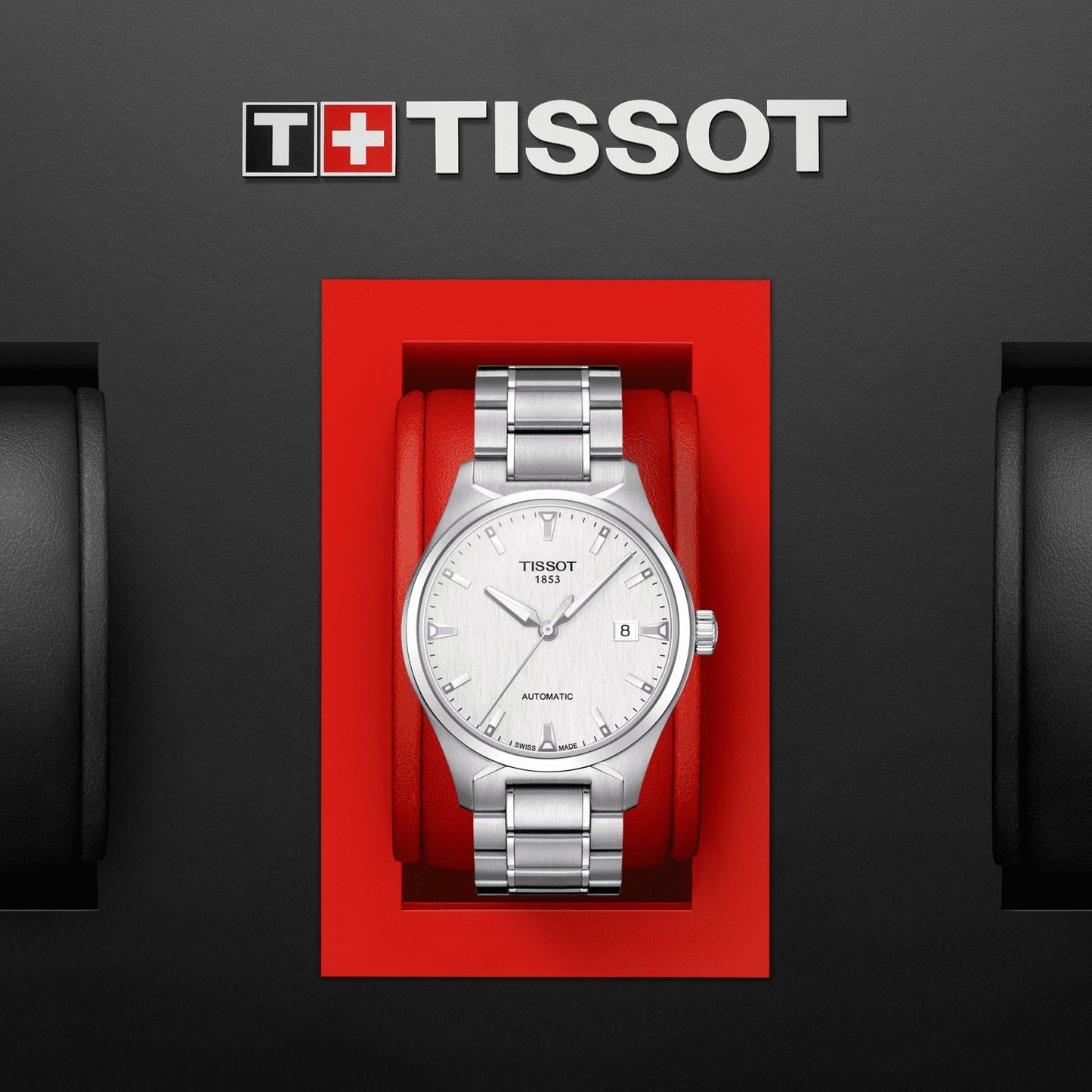 Tissot T-Tempo Automatic (Stainless Steel, Grey) Indexes