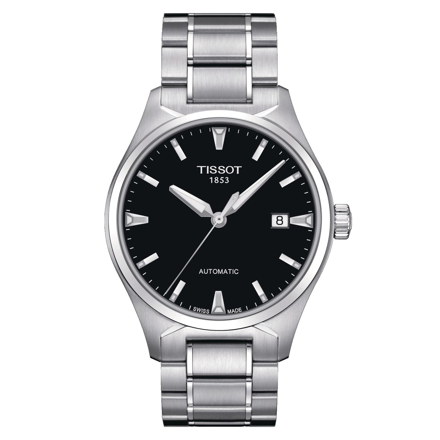 Tissot T-Tempo Automatic (Stainless Steel, Grey) Indexes
