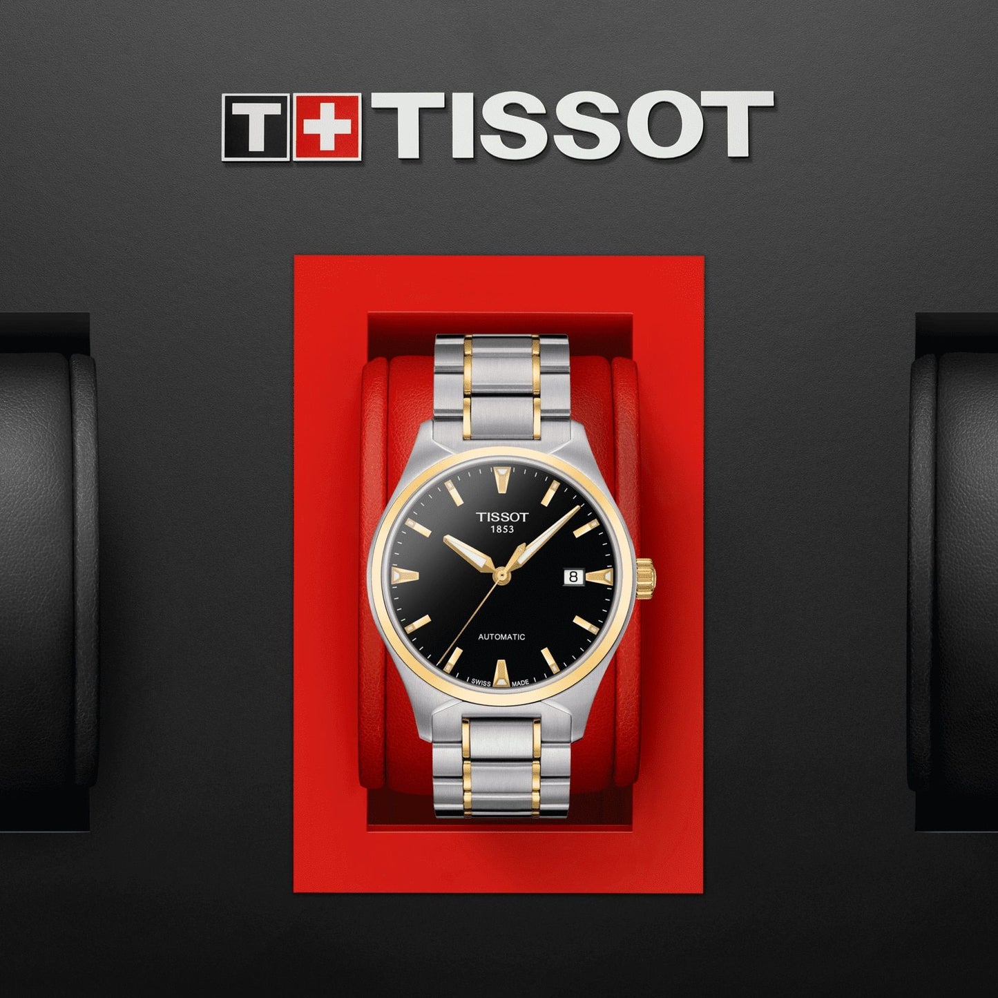 Tissot T-Tempo Automatic (Stainless Steel, Grey/Golded) Indexes