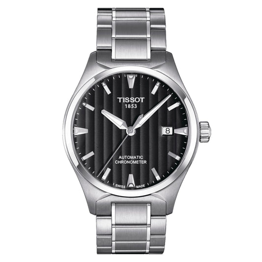 Tissot T-Tempo Automatic Cosc (Stainless Steel, Grey) Indexes