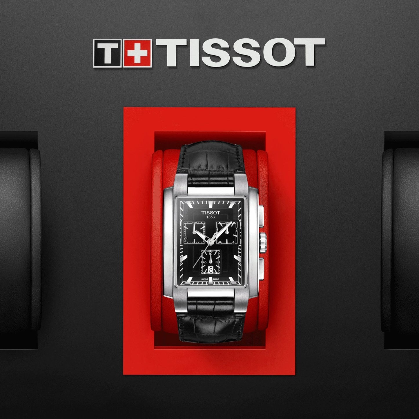 Tissot Txl Chronograph Gent (Leather, Black) Indexes